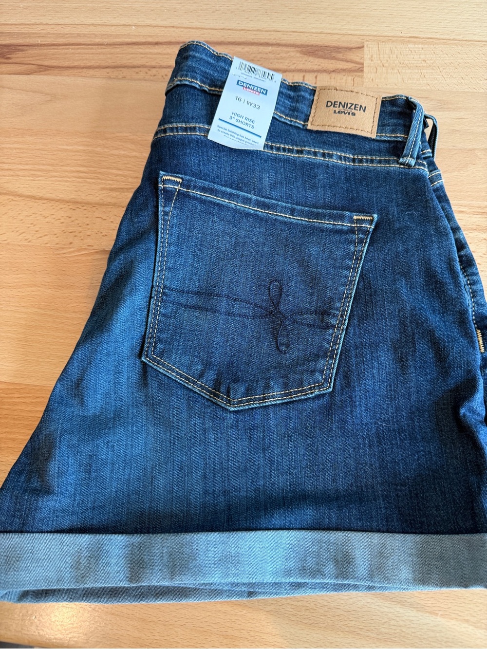 Levi's Women’s Dark Indigo Jean Shorts